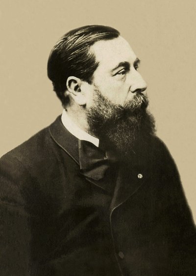 Portret van Leo Delibes (1836-1891), Franse componist door French Photographer