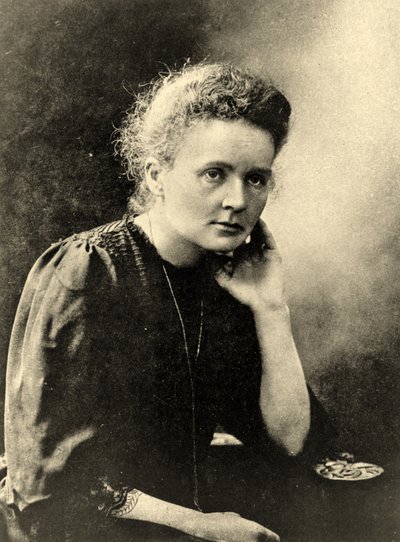 Portret van Marie Curie ca. 1901 door French Photographer