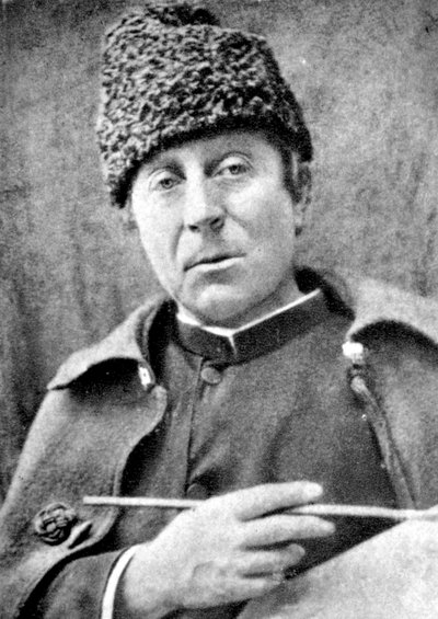 Portret van Paul Gauguin (1848-1903) Franse schilder post-impressionist, circa 1888. door French Photographer