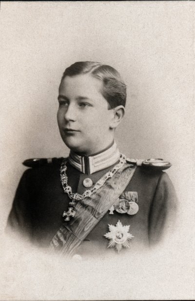 Portret van Prins Eitel Friedrich van Pruisen (1883-1942) door French Photographer