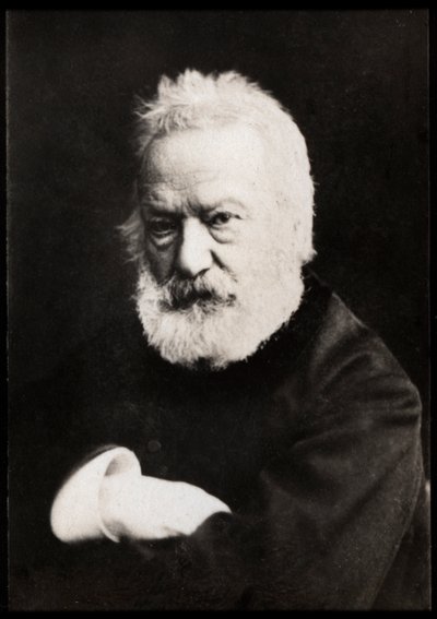Portret van Victor Hugo (1802-1885), Franse dichter, toneelschrijver, romanschrijver, essayist door French Photographer