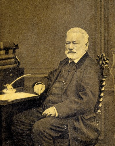 Portret van Victor Hugo in 1872 door French Photographer