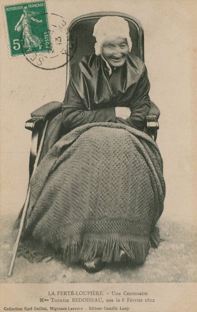Eeuweling, Madame Thérèse Bedoiseau, La Ferté-Loupière door French Photographer