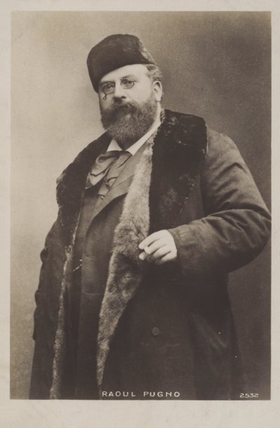 Raoul Pugno, Franse componist, organist en pianist door French Photographer
