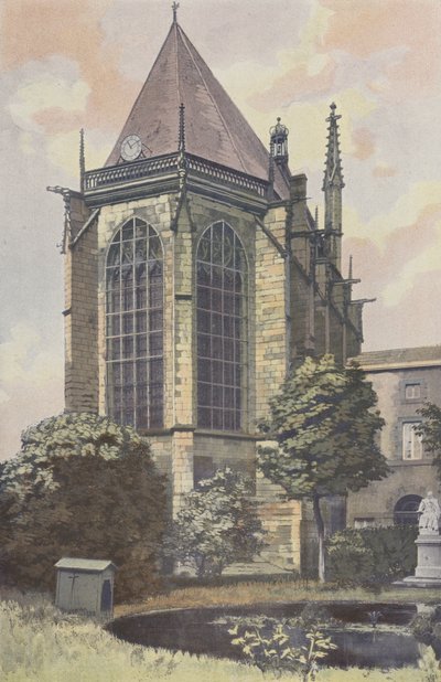 Riom, Sainte-Chapelle, Noordoostzijde door French Photographer