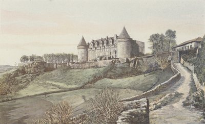 Rochechouart, Kasteel, algemeen uitzicht, zuidoostelijk door French Photographer