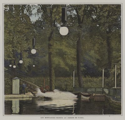 Achtbaan in de Jardin de Paris door French Photographer