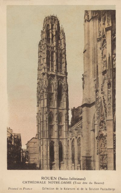 Rouen, Kathedraal Notre Dame door French Photographer