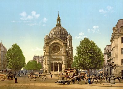 Saint-Augustin, Parijs, gepubliceerd ca. 1900 door French Photographer