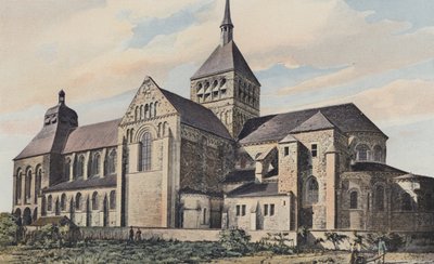 Saint-Benoît-sur-Loire, Abdijkerk, Zuidaanzicht door French Photographer