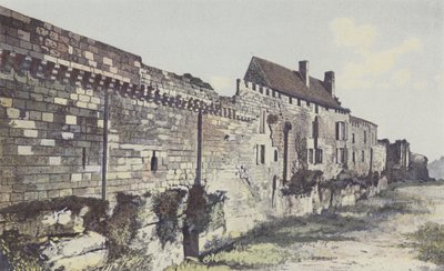 Saint-Émilion, Resten van de noordwestelijke stadsmuren, woning van Malet door French Photographer