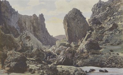Saint-Georges-de-Levejac, Chaos du Pas de Soucy, op de Tarn, Uitzicht stroomafwaarts door French Photographer