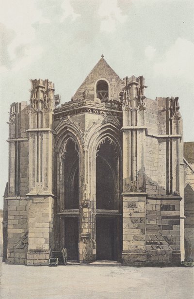 Saint-Just, Kerk, Geheel W door French Photographer