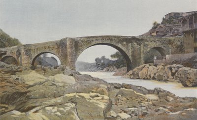 Saint-Lizier-de-Couserans, Brug over de Salat door French Photographer