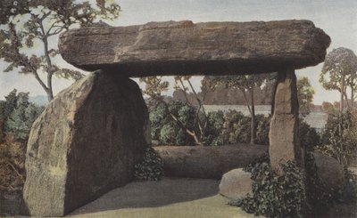 Saint-Nazaire, Dolmen omgeven door een park door French Photographer