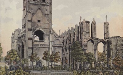 Saint-Omer, Ruïnes van de abdij van Saint-Bertin door French Photographer