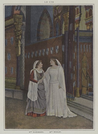 Scène uit een productie van Le Cid, door Pierre Corneille door French Photographer