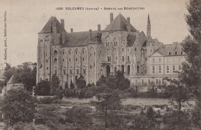Solesmes, Sarte, Abbaye Des Benedictins door French Photographer