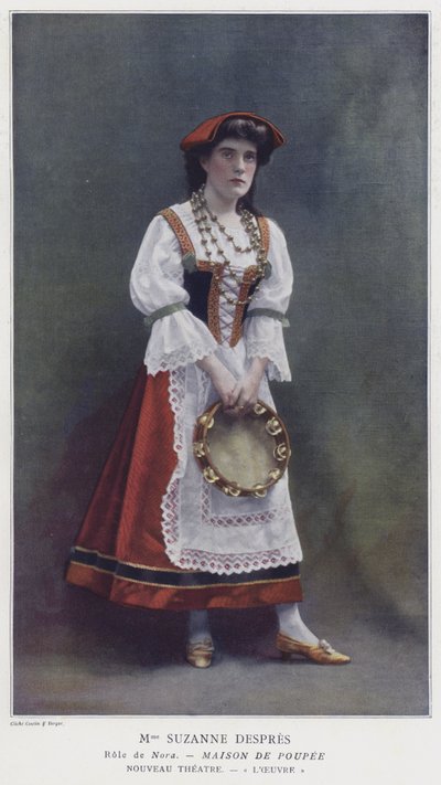 Suzanne Despres als Nora in Een Poppenhuis door French Photographer