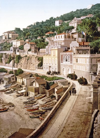 De Corniche in Marseille, gepubliceerd ca. 1900 door French Photographer
