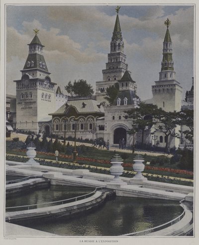 Het Russische paviljoen op de Exposition Universelle 1900, Parijs door French Photographer