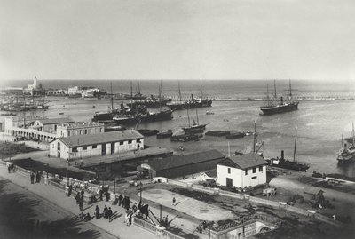 De haven van Algiers, 20 april 1886 door French Photographer