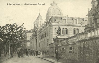 De thermale baden, Evians Les Bains door French Photographer