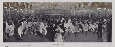 De balzaal van de Moulin Rouge, Parijs door French Photographer