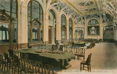De nieuwe speelkamer in een Monte Carlo casino door French Photographer