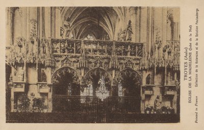 Troyes, Aube, Eglise De La Madeleine door French Photographer