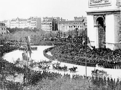 Bezoek van Tsaar Nicolaas II aan Parijs, 1896 door French Photographer