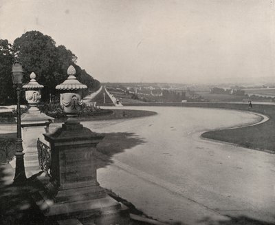 Vallei van de Seine, vanaf het Kasteel van St. Germain door French Photographer