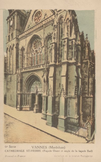 Vannes, Kathedraal St Pierre door French Photographer