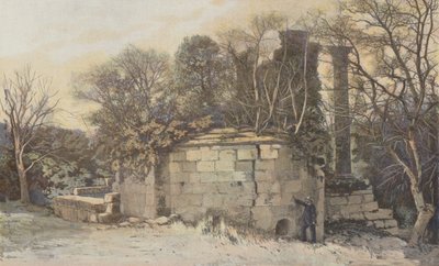 Vernegues, Ruïnes van de Sint-Cesaire kapel en de Tempel van het Laag Huis door French Photographer
