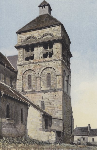 Vertus, Kerk, Toren NW door French Photographer