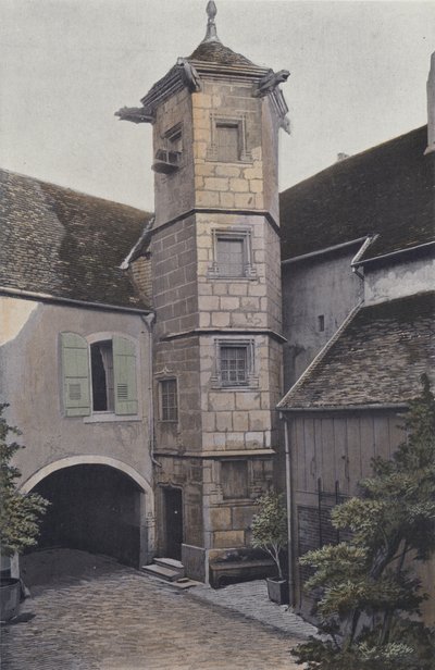 Vesoul, torentje van de Rue des Boucheries door French Photographer
