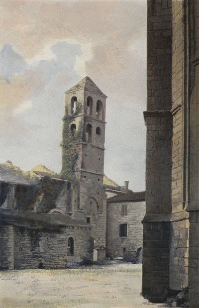 Villemagne, Voormalige Kerk St-Gregoire, Klokkentoren door French Photographer