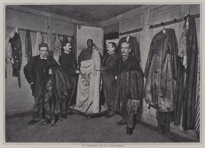 Kostuumafdeling van de Comedie-Francaise, Parijs door French Photographer