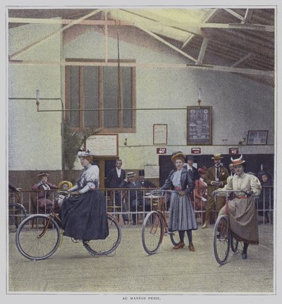 Vrouwelijke fietsers door French Photographer
