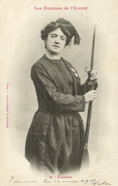 Zouave, Vrouw van de Toekomst door French Photographer