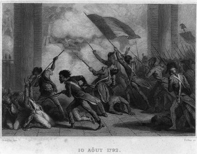 10 augustus 1792 (Val van de monarchie) - in 