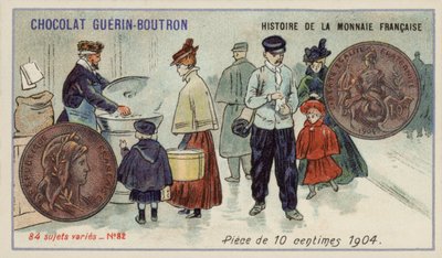 10 centimes munt door French School
