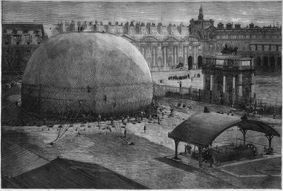 1878 Wereldtentoonstelling in Parijs: opblazen van Henri Giffard