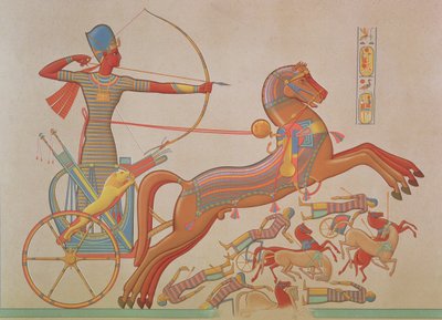 746.c.1. & f.8 Gevecht van Ramses-Miamoun tegen de Khetas aan de Grenzen van de Oronte, uit 