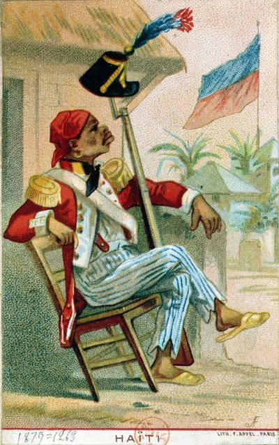 Een Haïtiaanse soldaat, 1879 door French School