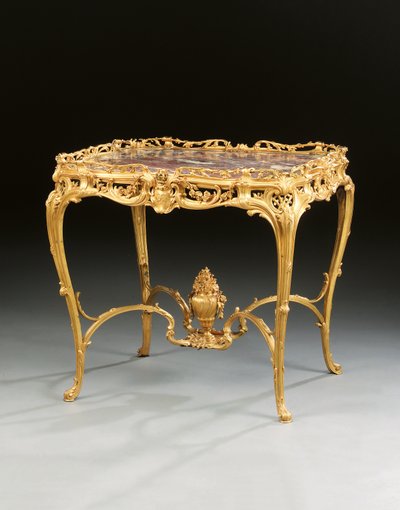 Een Napoleon III midden tafel, door Maison Millet, Parijs, ca. 1860 door French School