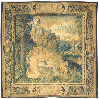 Een Parijse mythologische wandtapijt, c. 1620 door French School
