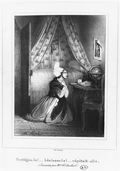 Een jonge vrouw uit Normandië, c.1830-40 door French School