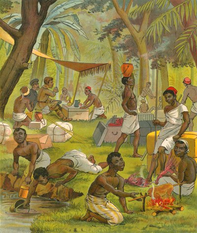 Een pauze in Afrika door French School