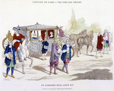 Een koets onder Lodewijk XIV - in 